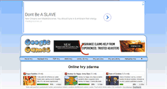 Desktop Screenshot of googlegames.cz